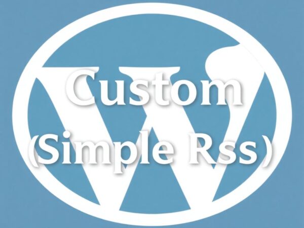 Custom Simple Rss
