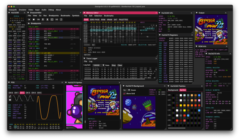 Geargrafx v1.2.0 is released Geargrafx emulator