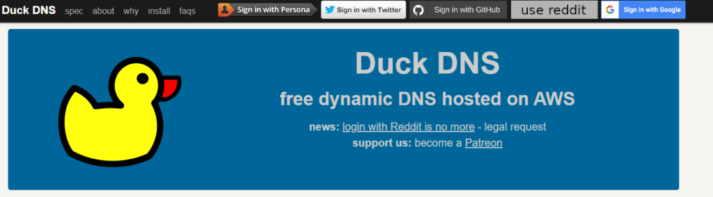 免費的 DDNS Duck DNS 簡單快速設定方式 duck dns login