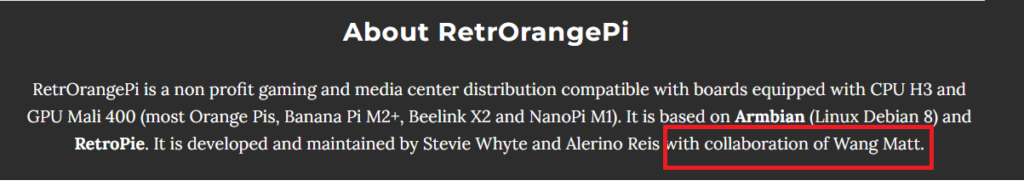 Allwinner H3(全志 H3)處理器簡單使用心得 retroOrangePi with Matthew Wang
