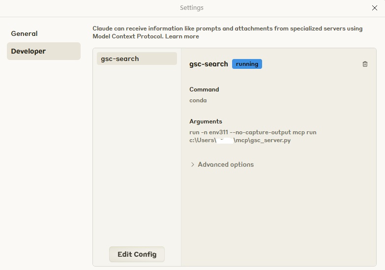 快速利用 Claude AI 來即時分析 Google Search Console 的資料 claude_dev_ok
