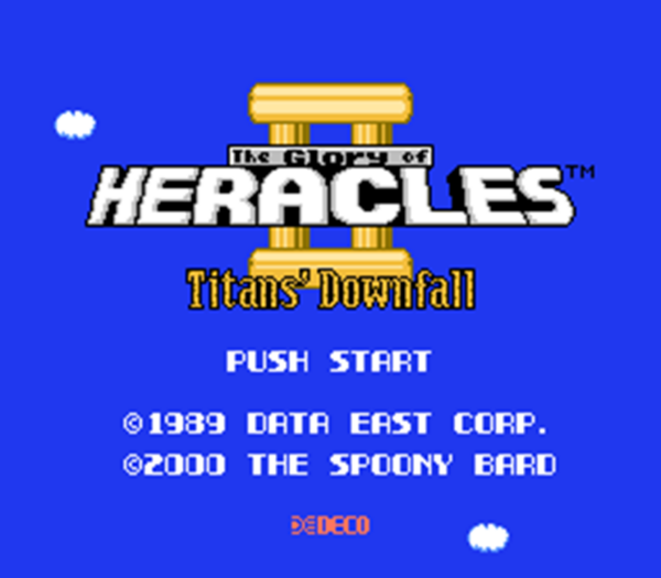 Heracles-no-Eikou-II-Titan-no-Metsubou main screen