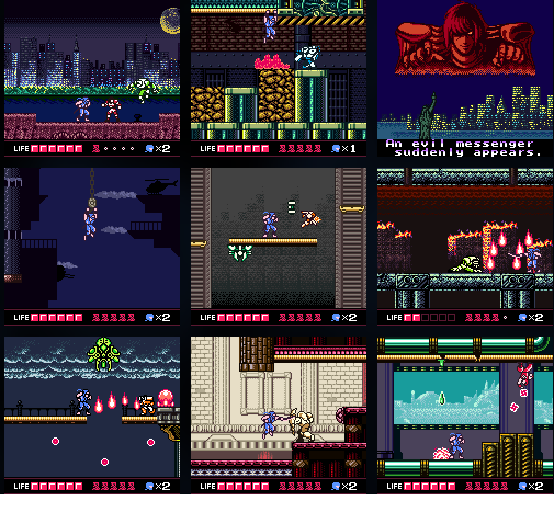 忍者龍劍傳 Shadow Dx GameBoy 轉 GameBoyColor 已發佈 NINJA GAIDEN SHADOW DX_gameplay