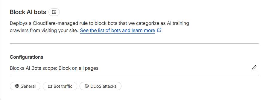 AI 爬蟲對 Wordpress 的影響及如何簡單快速阻擋 AI 爬蟲。 cf block ai