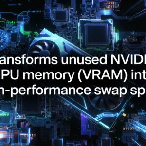 transforms unused NVIDIA GPU memory (VRAM) into high-performance swap space