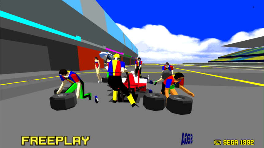 經典賽車遊戲 VR 賽車(Virtua Racing)PC 版已經可以下載 The PC version of the classic racing game "Virtua Racing" Screenshot