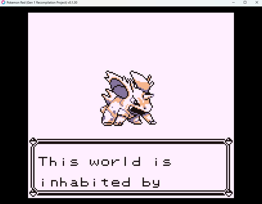 The PC version of Nintendo's Pokémon Red/Green is out now and available as a free download