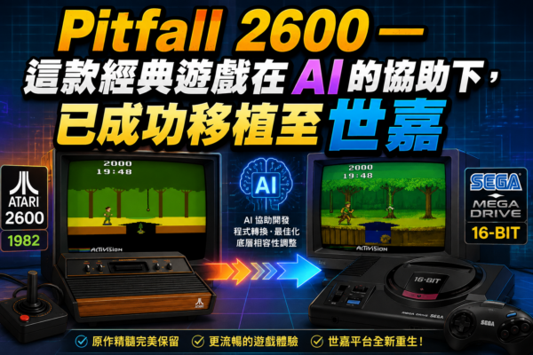 Pitfall 2600 for Genesis Mega Drive