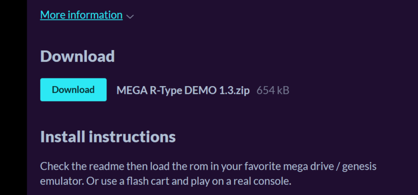 Sega MD Mega R-Type™ DEMO 1.3 版已可下載試玩 image 16