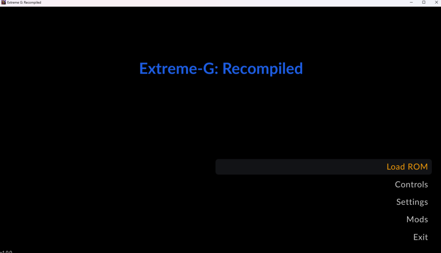 N64 極限摩托車 - G (Extreme-G) PC 版已發佈 N64 極限摩托車 - G (Extreme-G) PC 版Settings