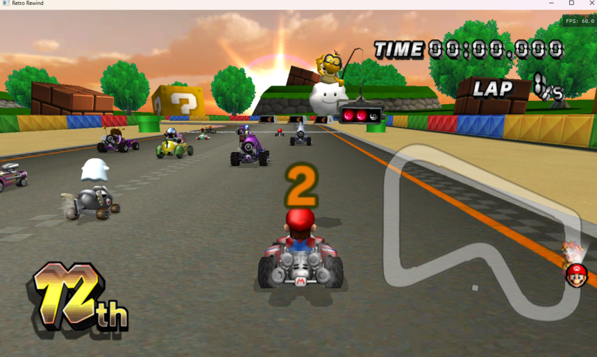 瑪利歐賽車 Wii PC 遊戲畫面