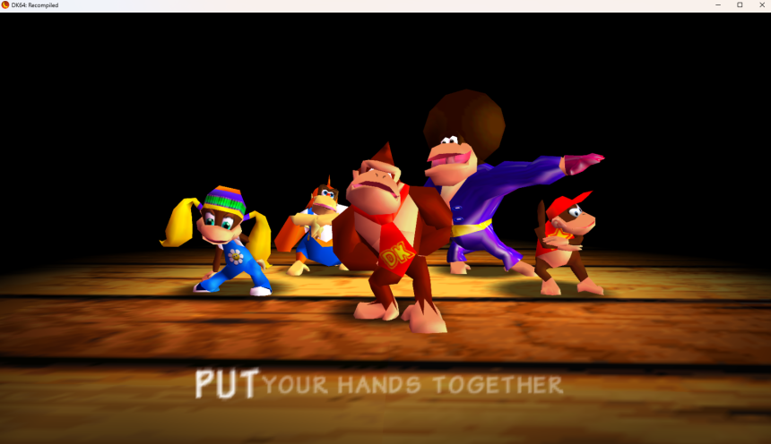 Donkey Kong 64 PC 版 遊戲畫面