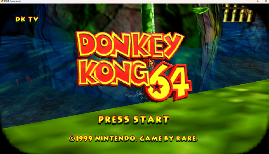 Donkey Kong 64 PC 版已可免費下載