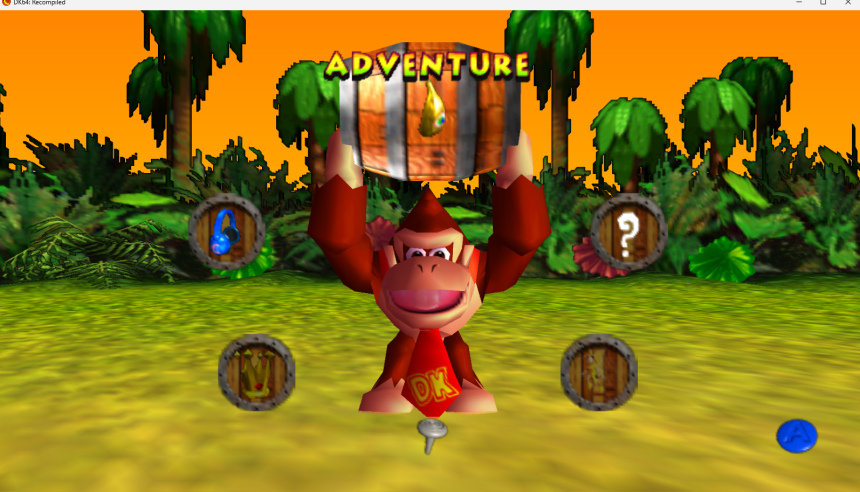 Donkey Kong 64 PC 版 遊戲畫面