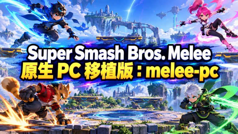 GameCube Super Smash Bros. Melee 原生 PC 移植版：Windows／Linux／Android 都能下載玩