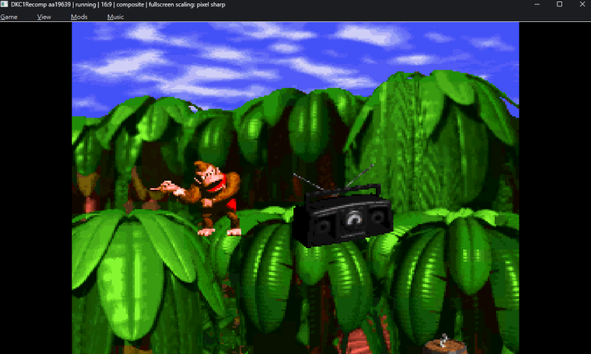 SFC Donkey Kong Country 大金剛 PC 原生編譯版