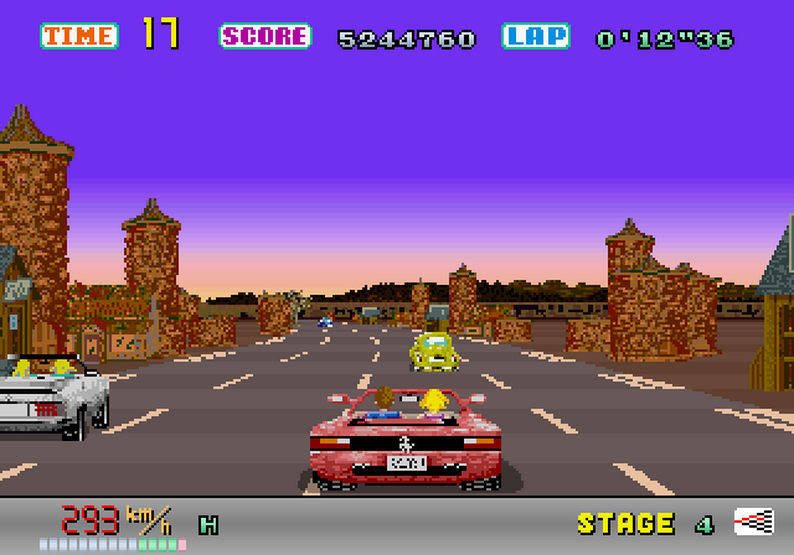 OutRun: Amiga Edition 0.9.3 最新版遊戲畫面