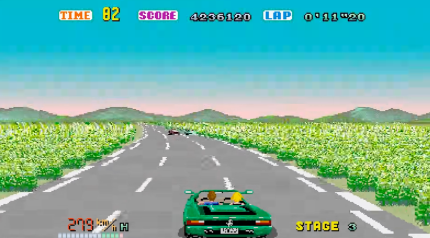 CannonBall DX：強化版 OutRun 引擎，高解析度、支援方向盤、21:9 超寬螢幕與街機機台 遊戲畫面