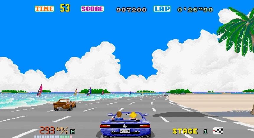 CannonBall DX：強化版 OutRun 引擎，高解析度、支援方向盤、21:9 超寬螢幕與街機機台 遊戲畫面