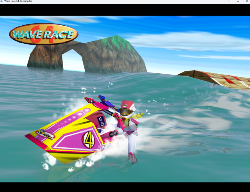 Wave Race 64 PC 重製版遊戲畫面