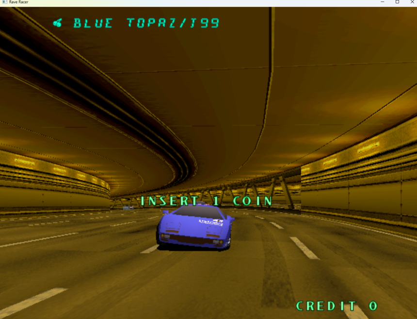 Namco System 22  Rave Racer PC 版 遊戲畫面