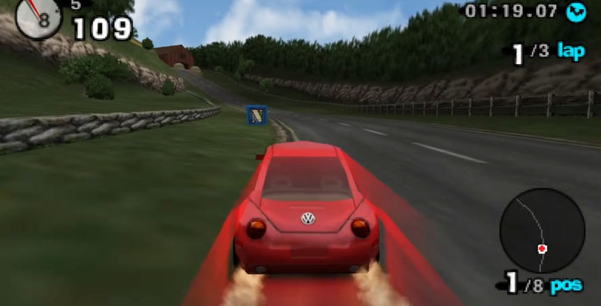 N64 甲蟲冒險賽車 (Beetle Adventure Racing) PC 版遊戲畫面