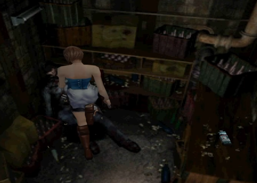 惡靈古堡 3 PS1 原生 PC 版遊戲畫面
