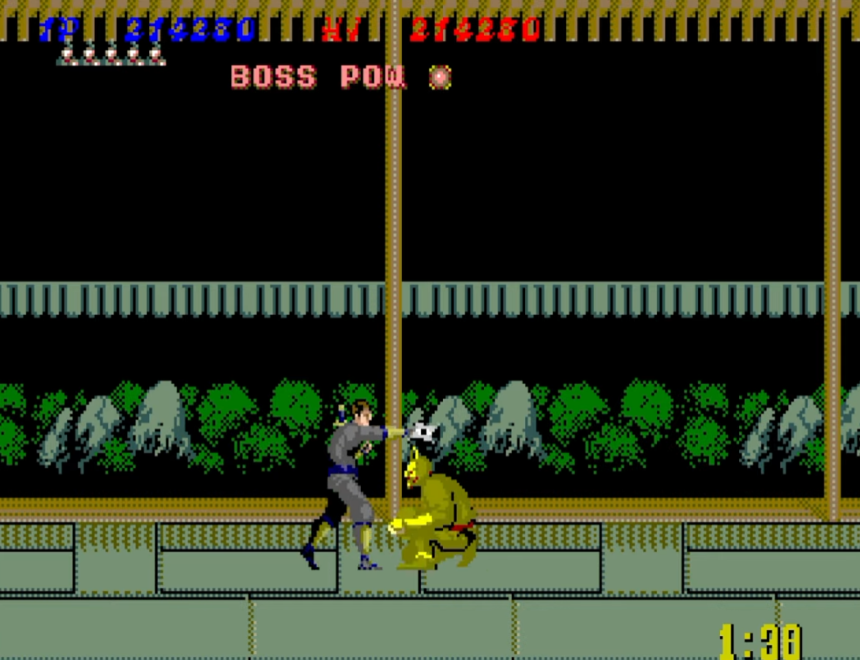 Shinobi Mega Drive 遊戲畫面
