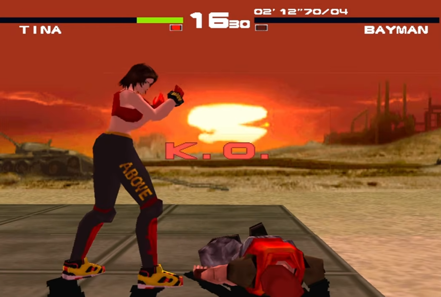 PS1《Dead or Alive》 PC 版遊戲畫面