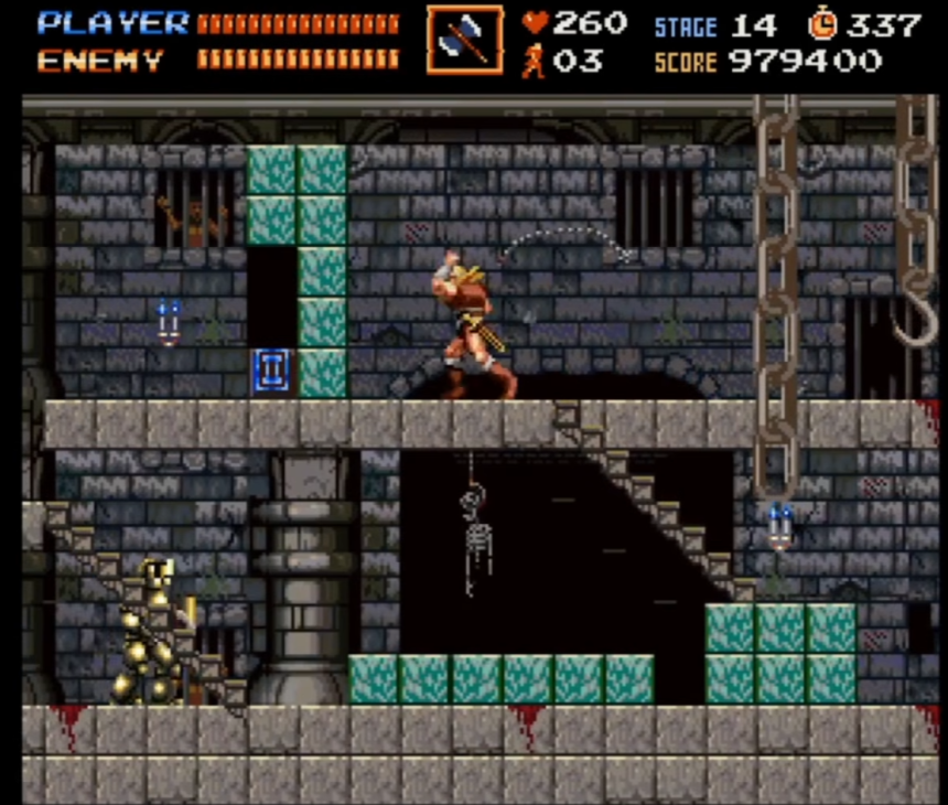 Castlevania AGA - Amiga 電腦版惡魔城重製!全面強化,支援 Windows、Amiga A1200 與 CD32 Castlevania AGA - Amiga 電腦版惡魔城重製遊戲畫面