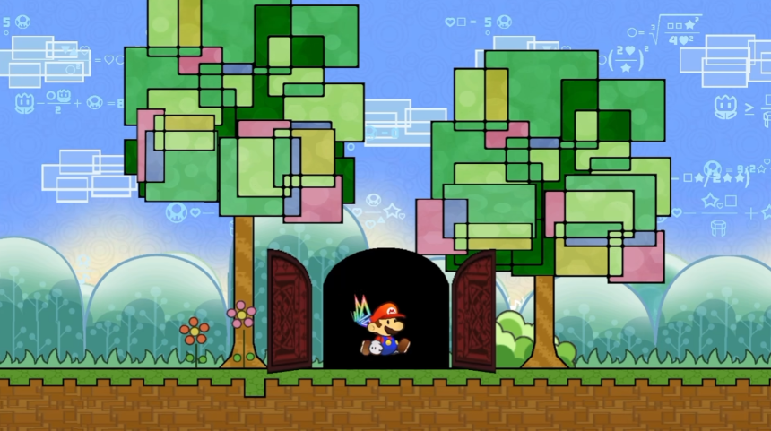 Wii 超級紙片瑪利歐原生 PC 版遊戲畫面